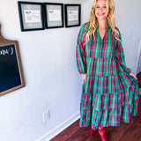 Christina Dress - Plaid About You - Green