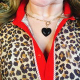 Black Heart Charm