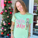 Holly Jolly Nutcracker Tee - Final Sale