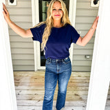 No Need To Think Top - Navy