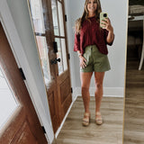 Nothing Better Short - Olive