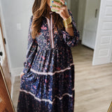 FLORAL SYMPHONY FLORAL SYMPHONYLONG SLEEVE DRESS