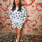 Polka Dot Short - Blue