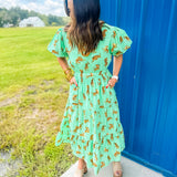 Wild Time Maxi Dress- Mint