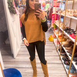 Karlie | Turtleneck Sleeveless Sweater - Camel