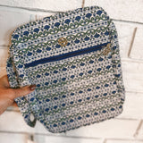 Mary Square | Bible Cover Floral Foulard Navy