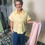 Starfish On The Beach Top - Yellow
