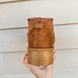 Yarroh Corduroy Mini Boot - Tan