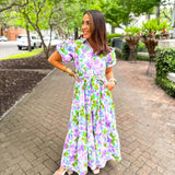 Stop & Stare Maxi Dress - Lavender