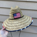 American Flag Patch Lifeguard Hat - Final Sale