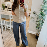 Never Meant To Brag Top - Taupe