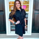 Clean Prep Dress - Black