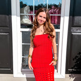 Downtown Forever Dress - Red