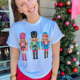 Faux Glitter Nutcracker Tee - Final Sale