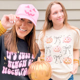 Jack O Lantern Trucker Hat- Pink