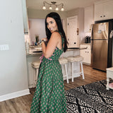 Autumn Sweetheart Dress Green