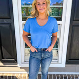 Rhea Top - Electric Blue