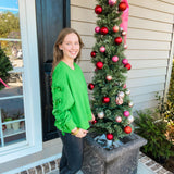 Festive Feels Sweater - Green