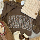 PREORDER - Leopard Name Sweatshirts - CLOSING 11.24