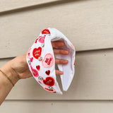 Candy Hearts Headband - White - Final Sale