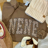 PREORDER - Leopard Name Sweatshirts - CLOSING 11.24