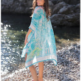 Belize Kimono - Turquoise