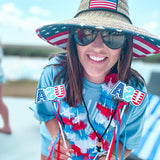 American Flag Patch Lifeguard Hat - Final Sale