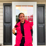 Bailey Puffer Vest - Pink