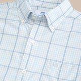 Southern Tide - brrr° Intercoastal Rainer Check Long Sleeve Sport Shirt - Platinum Grey