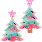 Turquoise Christmas Tree Earring - Final Sale