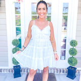 The Tassel Spaghetti Tiered Dress