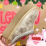 Pillow Talk Slipper - Washed Gold Metallic - FINAL SALE