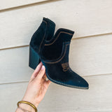 Smoke Show Bootie - Black Velvet