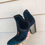 Smoke Show Bootie - Black Velvet