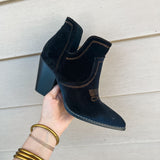 Smoke Show Bootie - Black Velvet