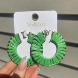 Georgia Earrings - Green