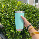 Southern Tide Skipjack Yeti Tumbler 20 OZ - Sea Foam