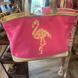 Cabana Tote - Hot Pink Flamingo