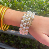 BuDhaGirl White Pearl Wrap Bracelet - Final Sale