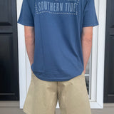 Southern Tide Catch Me On The Coast Tee - Denim