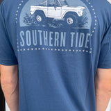 Southern Tide Catch Me On The Coast Tee - Denim