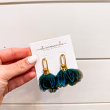 Feather Earring- Peacock