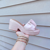 RUE ROSE METALLIC WEDGE