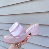 RUE ROSE METALLIC WEDGE