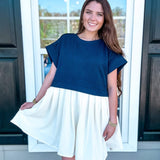 Navy Oceans Dress