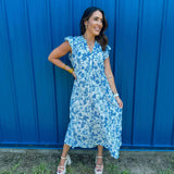 Sweet Escape Dress- Blue