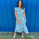 Sweet Escape Dress- Blue