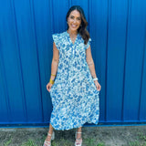 Sweet Escape Dress- Blue