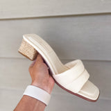 Lucianna Smooth Heel - Cream