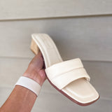 Lucianna Smooth Heel - Cream